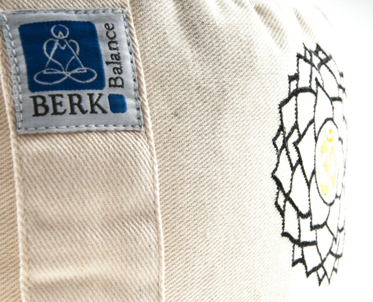 7 Chakra Meditationskissen – Ø 35 cm – mit Buchweizenfüllung – BERK