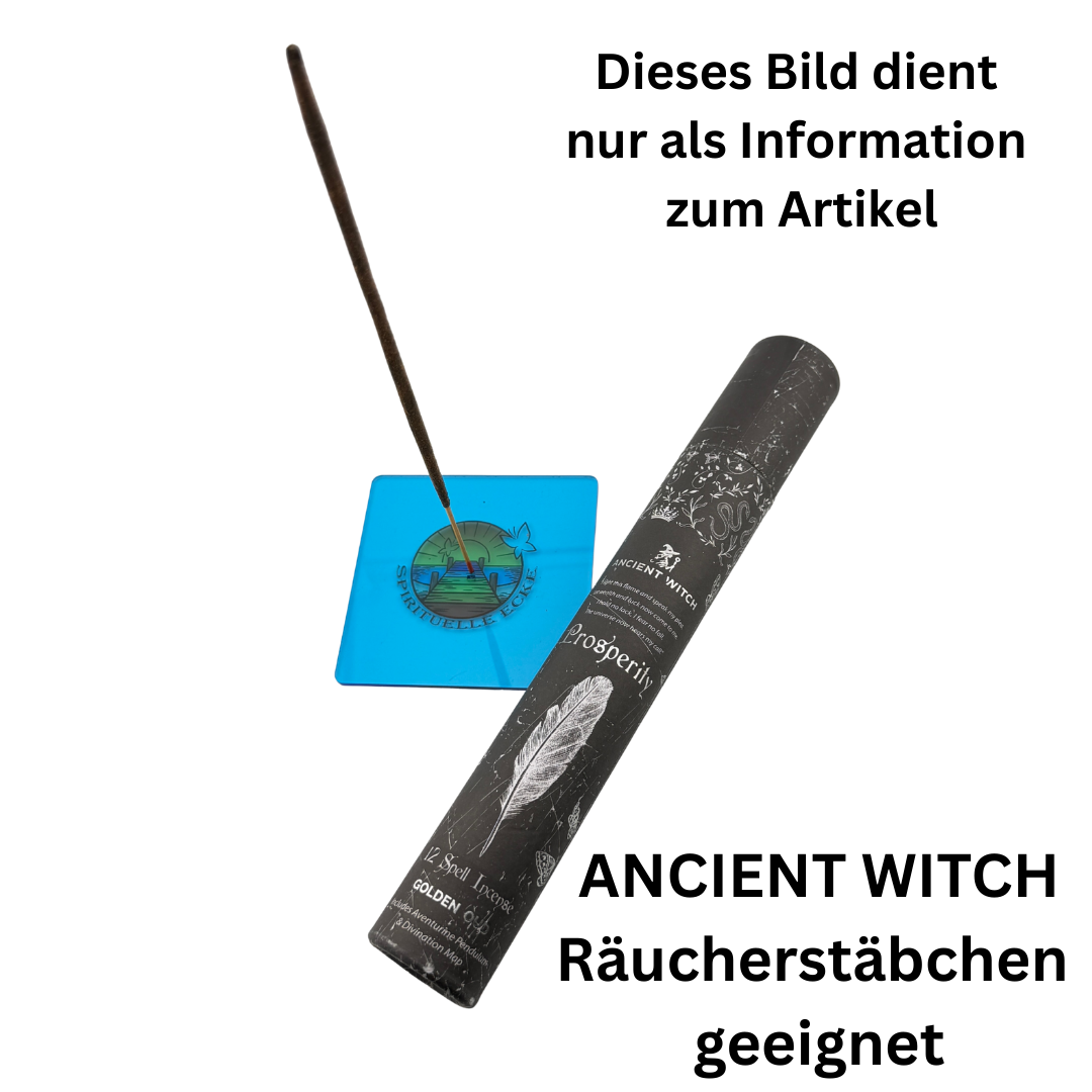 Ahnenschädel – Motiv 2 | Abstrakter Räucherstäbchenhalter aus Acryl - 10 × 10 cm