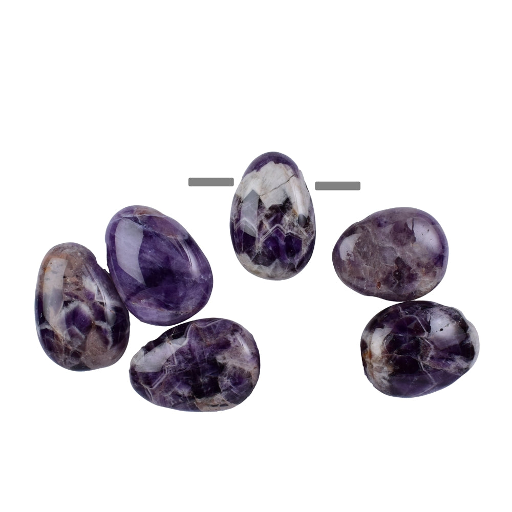 Amethyst - Trommelstein gebohrt - Größe 2,5 - 3,3 cm