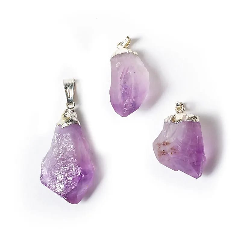 Amethyst Spitzen - Roh - Edelsteinanhänger ca. 2 - 3 cm