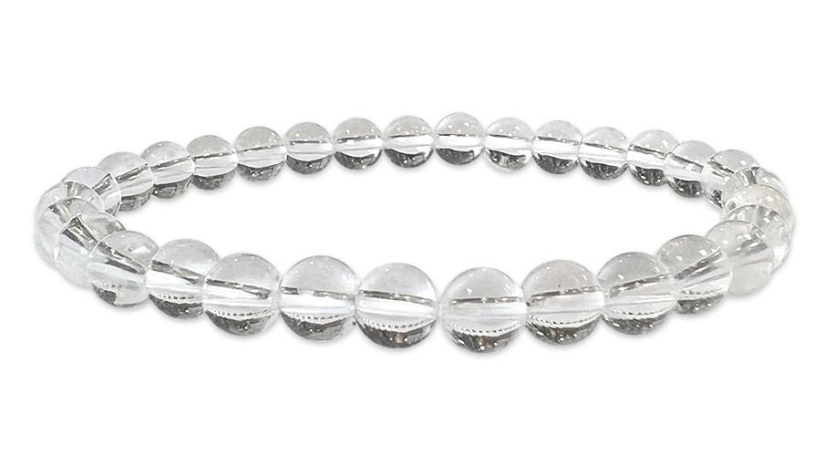 Bergkristall - A Qualität - Perlenarmband 6 mm