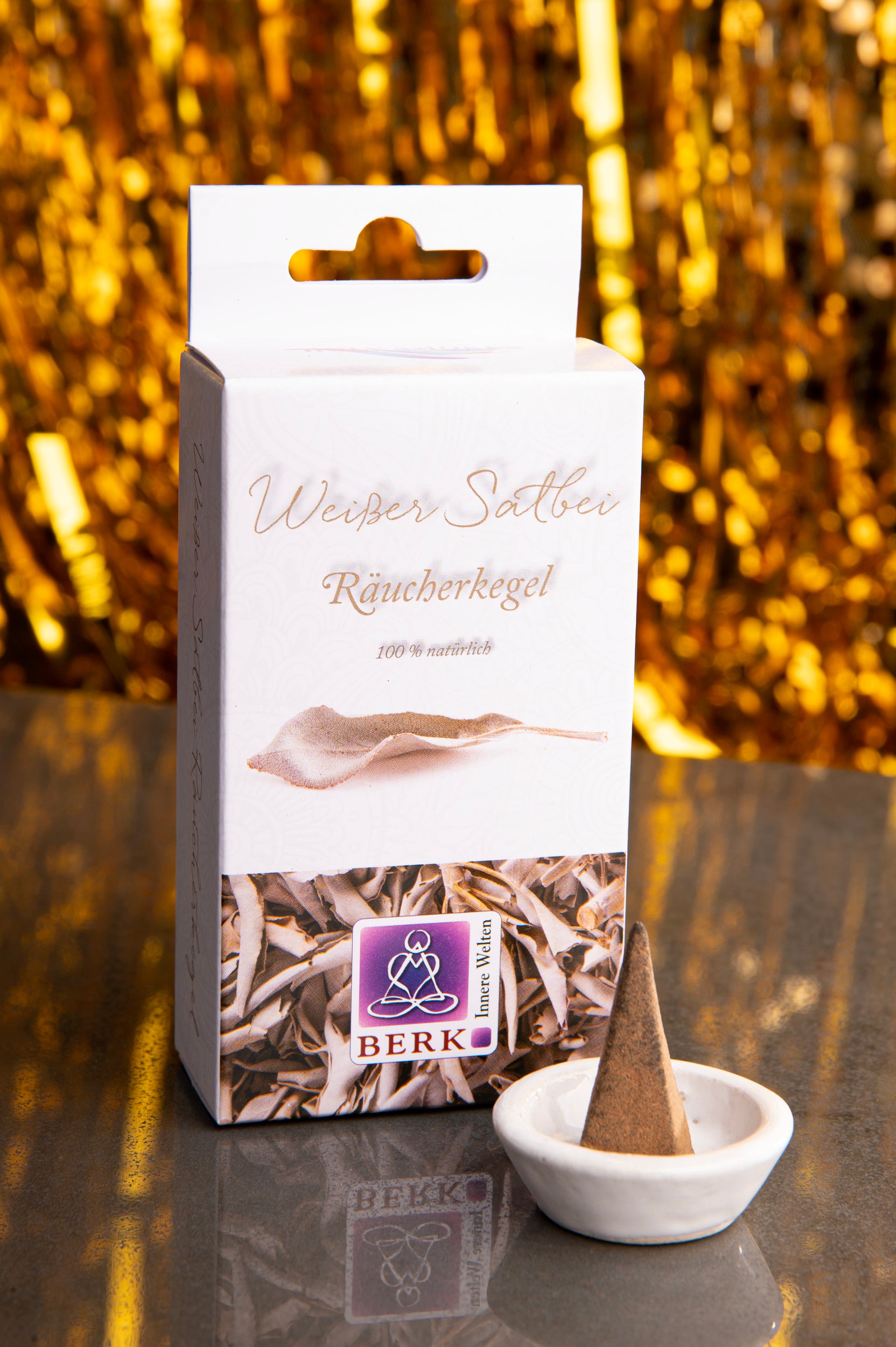Berk - Weißer Salbei - Räucherpyramiden 20 g