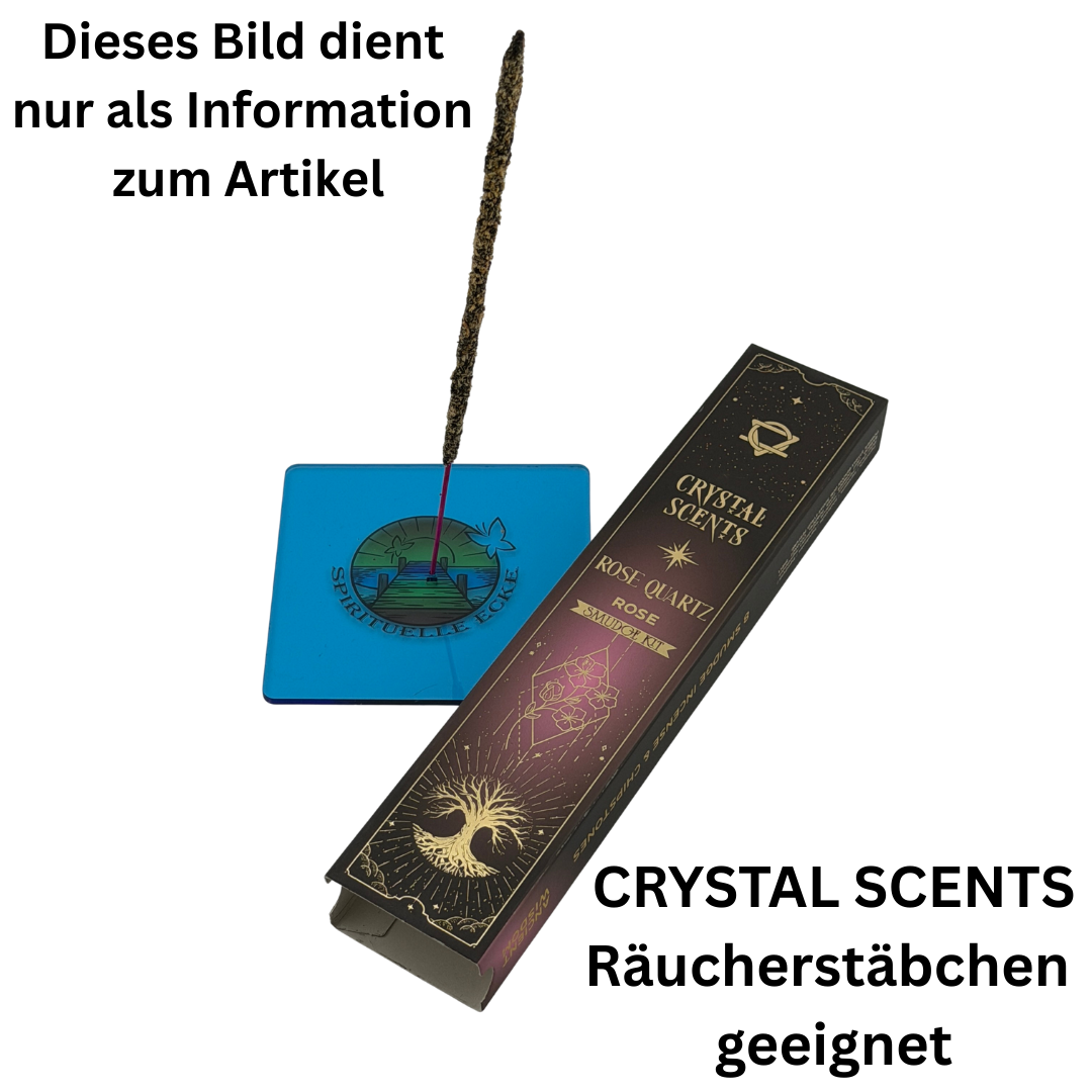 Ahnenschädel – Motiv 2 | Abstrakter Räucherstäbchenhalter aus Acryl - 10 × 10 cm