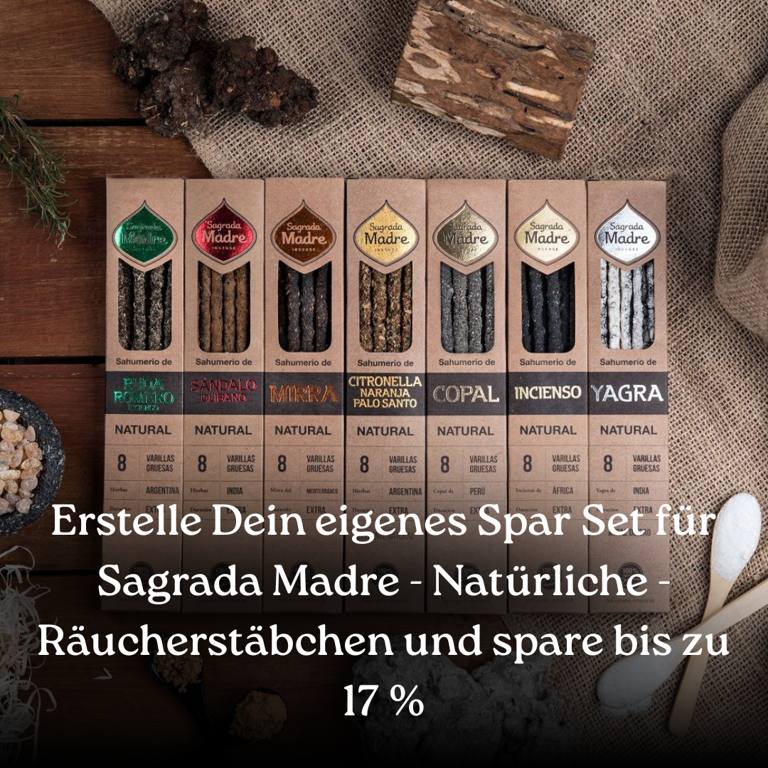 Sagrada Madre - Natürliche - Räucherstäbchen - Spar Set