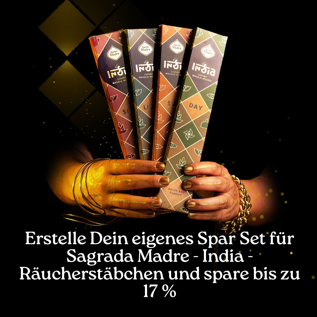 Sagrada Madre - India - Räucherstäbchen - Spar Set