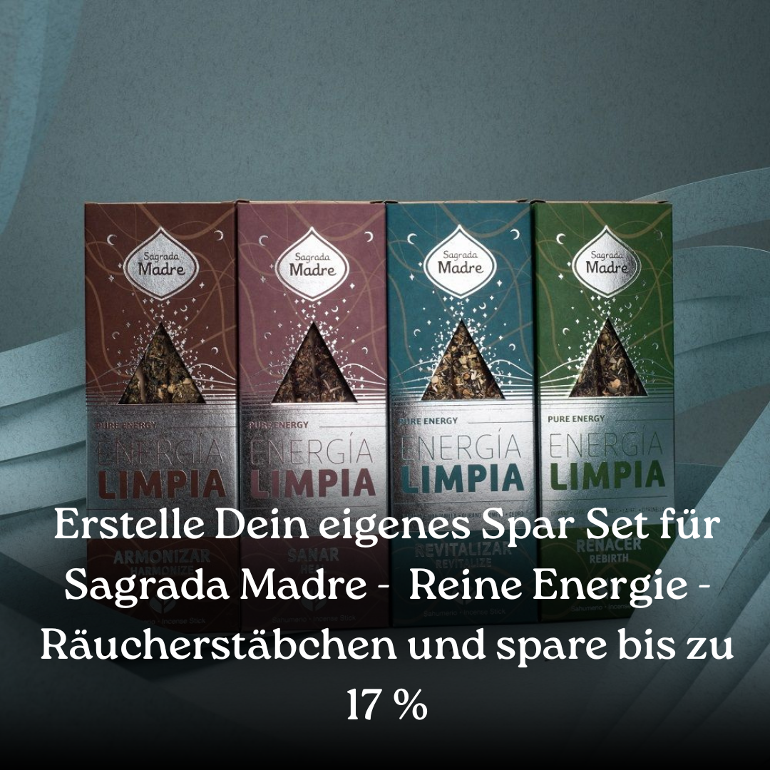 Sagrada Madre - Reine Energie - Räucherstäbchen - Spar Set