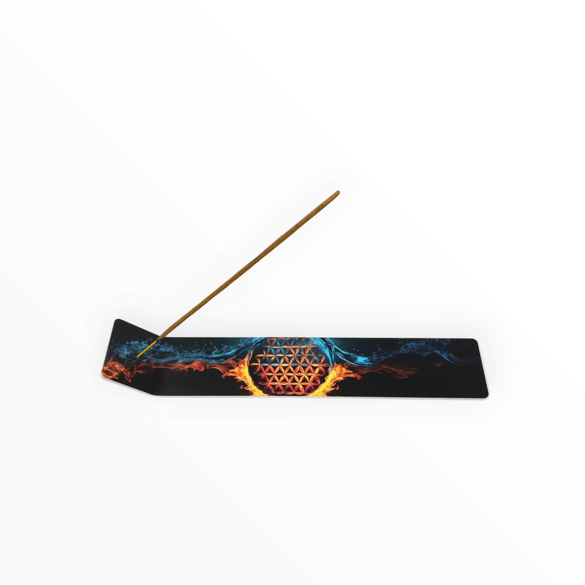 Blume des Lebens Feuer & Wasser - Model 2 - Acryl Räucherstäbchenhalter