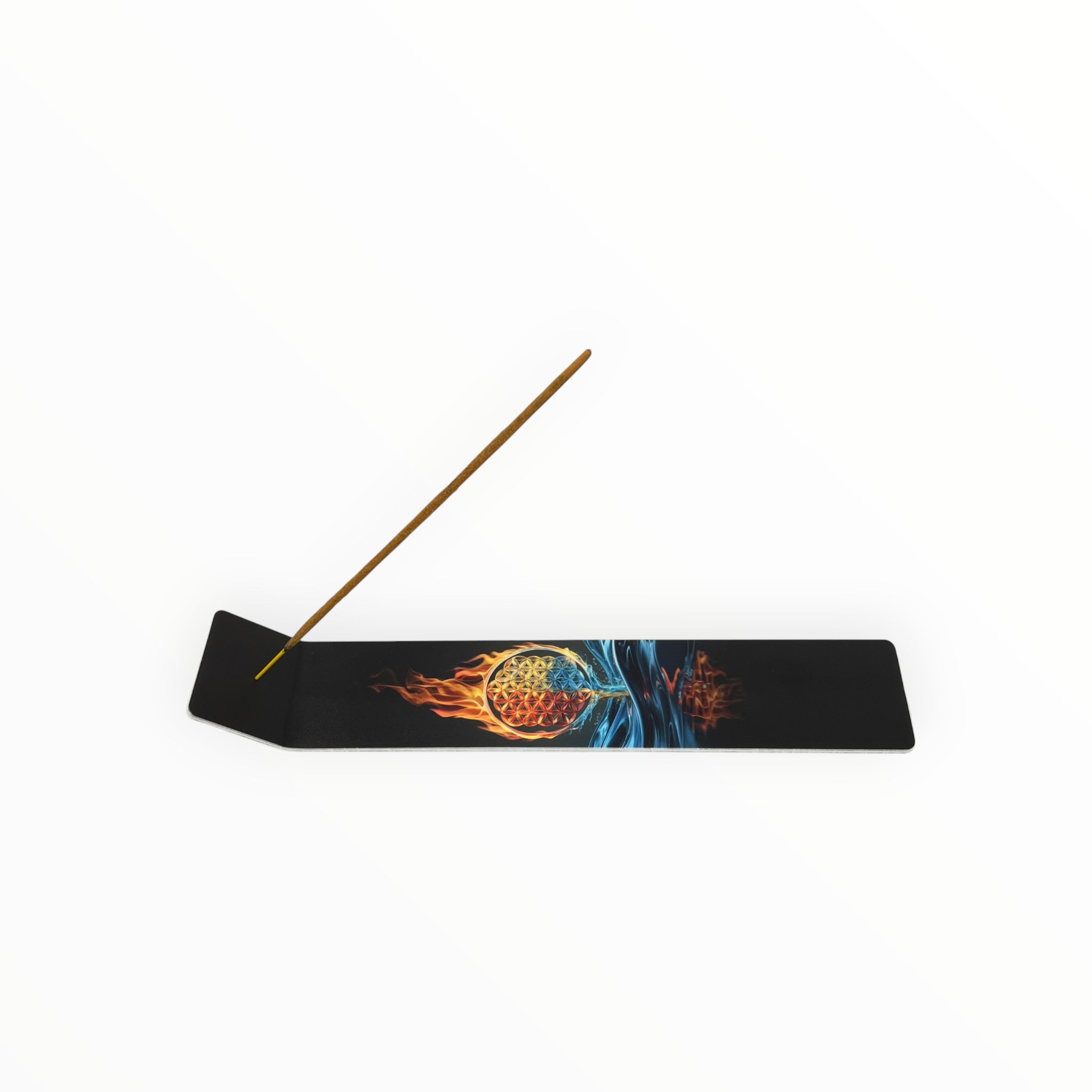 Blume des Lebens Feuer & Wasser - Model 3 - Acryl Räucherstäbchenhalter