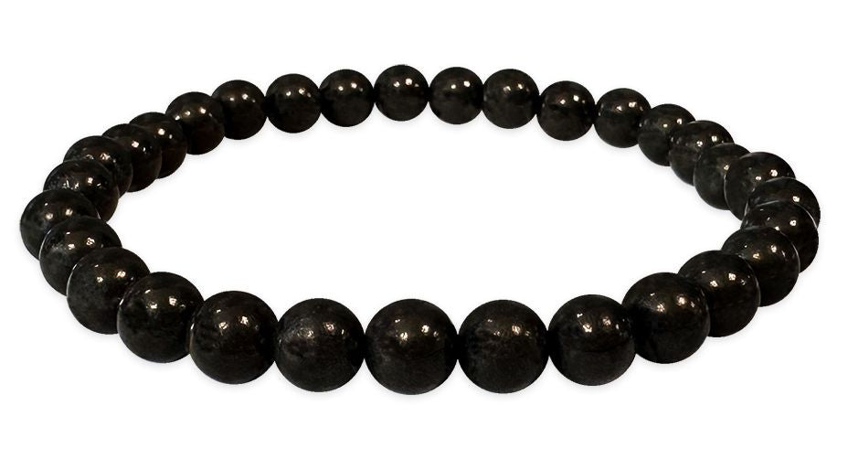 Gagat - A Qualität - Perlenarmband 6 mm