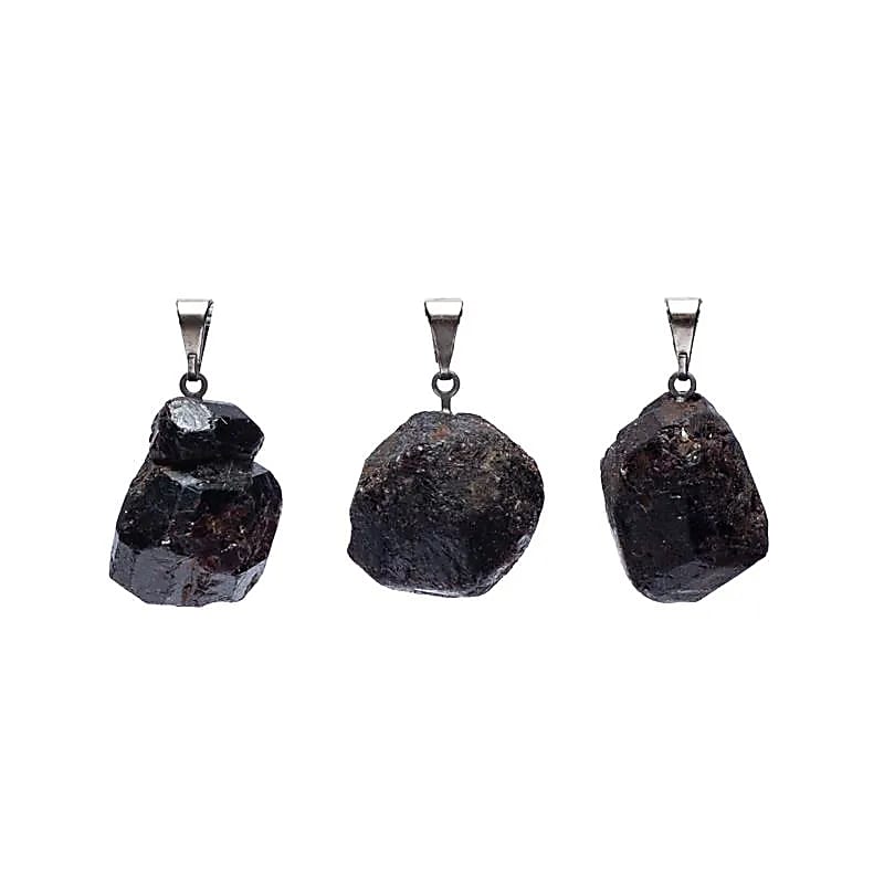 Granat - Roh - Edelsteinanhänger ca. 2 cm