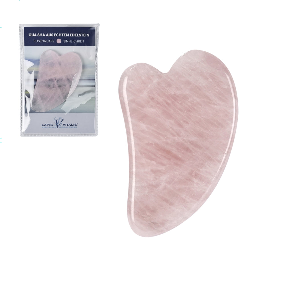 Gua Sha - Rosenquarz - Lapis Vitalis