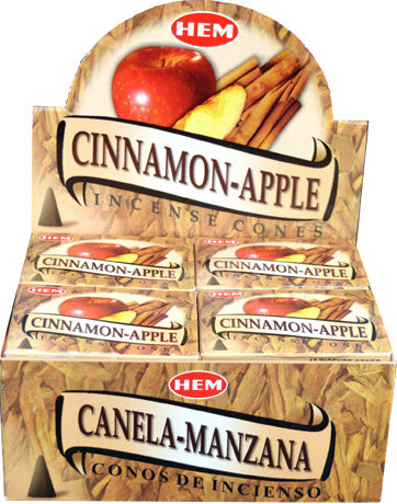 HEM - Cinnamon Apple (Zimt Apfel) - Räucherkegel ca. 16 g