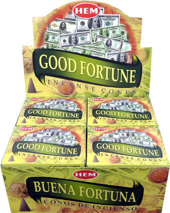 HEM - Good Fortune (Glück) - Räucherkegel ca. 16 g