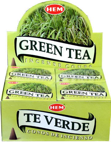 HEM - Green Tea (Grüner Tee) - Räucherkegel ca. 16 g