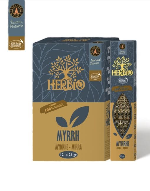 Herbio - Myrrhe - Räucherstäbchen ca. 20 g