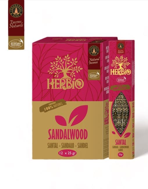 Herbio - Sandalwood (Sandelholz) - Räucherstäbchen ca. 20 g