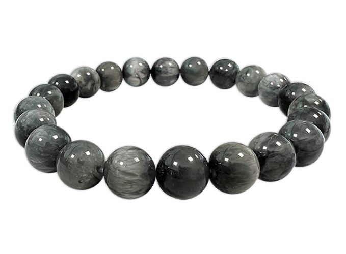 Katzenaugen Turmalin - A Qualität - Perlenarmband 8-9 mm