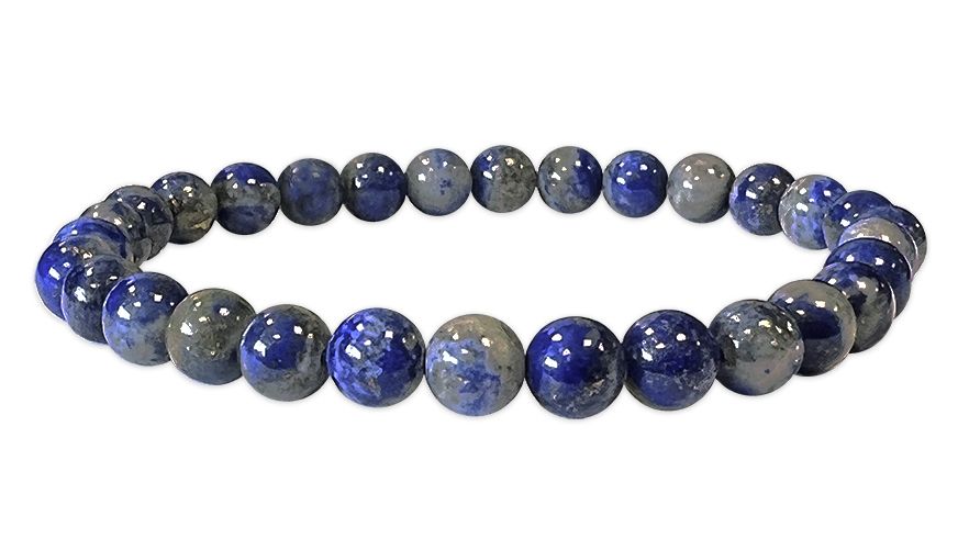 Lapis Lazuli - AB Qualität - Perlenarmband 5-6 mm