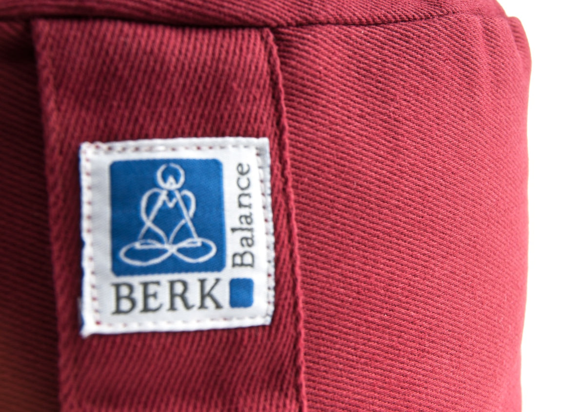 Meditationskissen „Blume des Lebens“ – Rot – Ø 30 cm – BERK