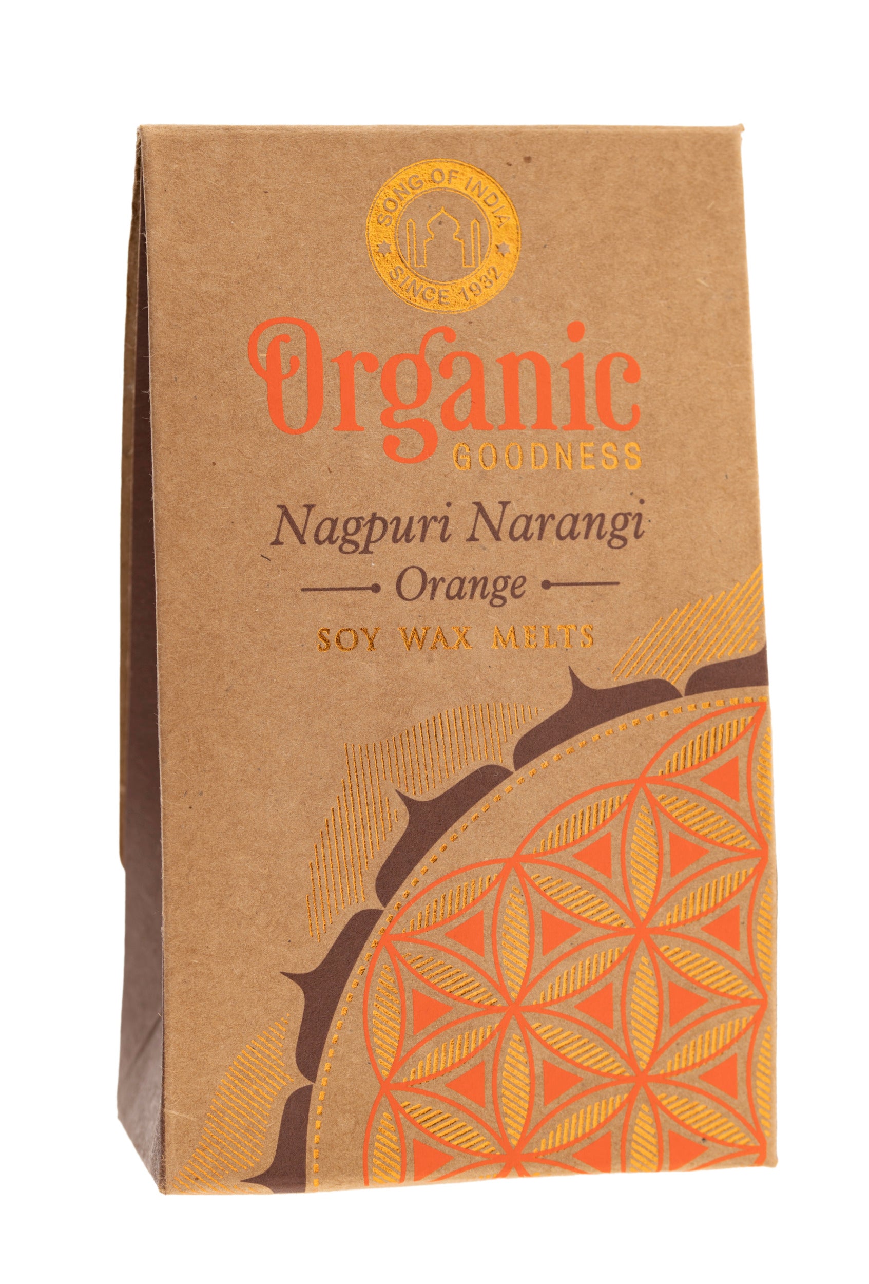 Orangen - Wachstaler - Blume des Lebens - für Aromalampen