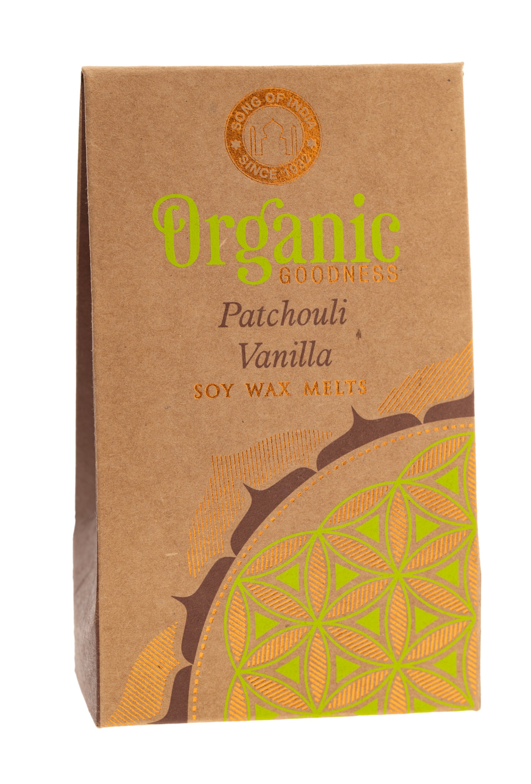 Patchouli & Vanille - Wachstaler - Blume des Lebens - für Aromalampen