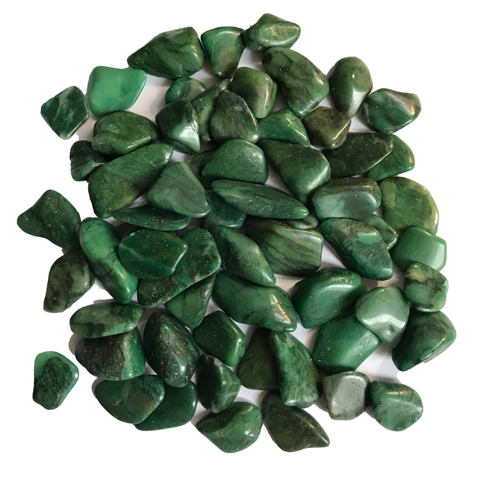 Prasem - Trommelstein - Größe 2,5 - 4,5 cm