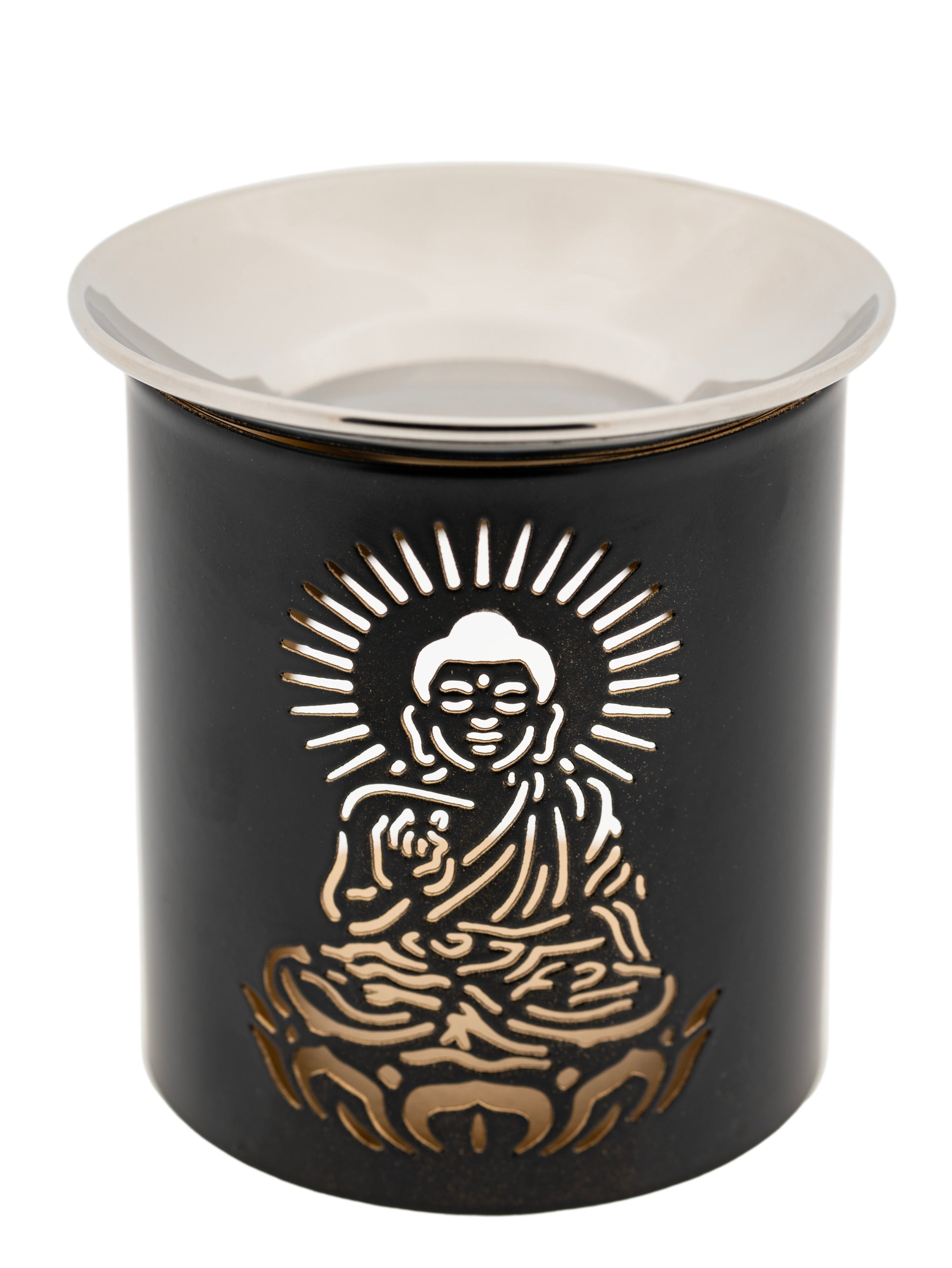 Räuchergefäß Buddha mit Edelstahlschüsselchen