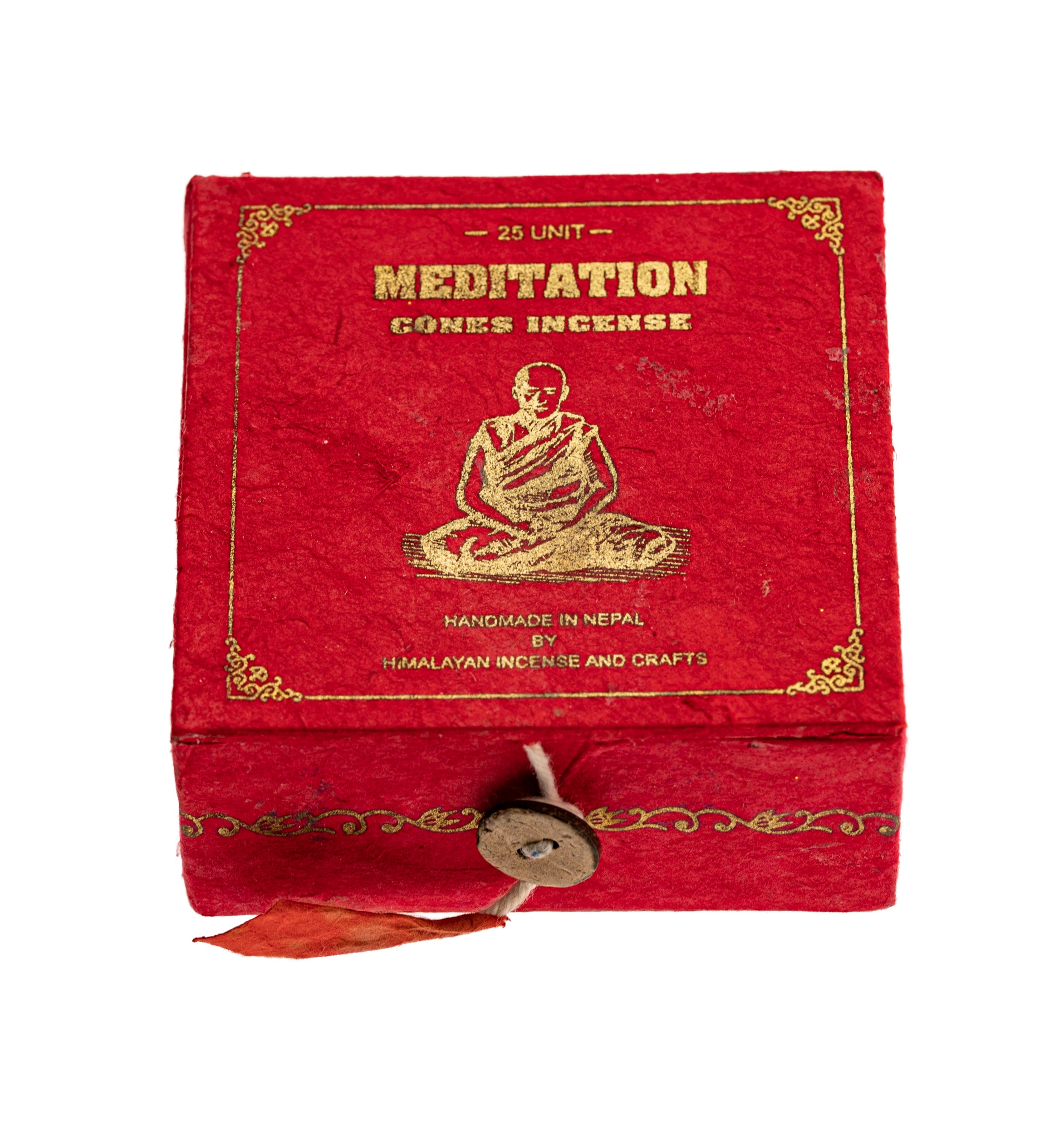 Räucherkegel - Meditation - in roter Box - 25 St.
