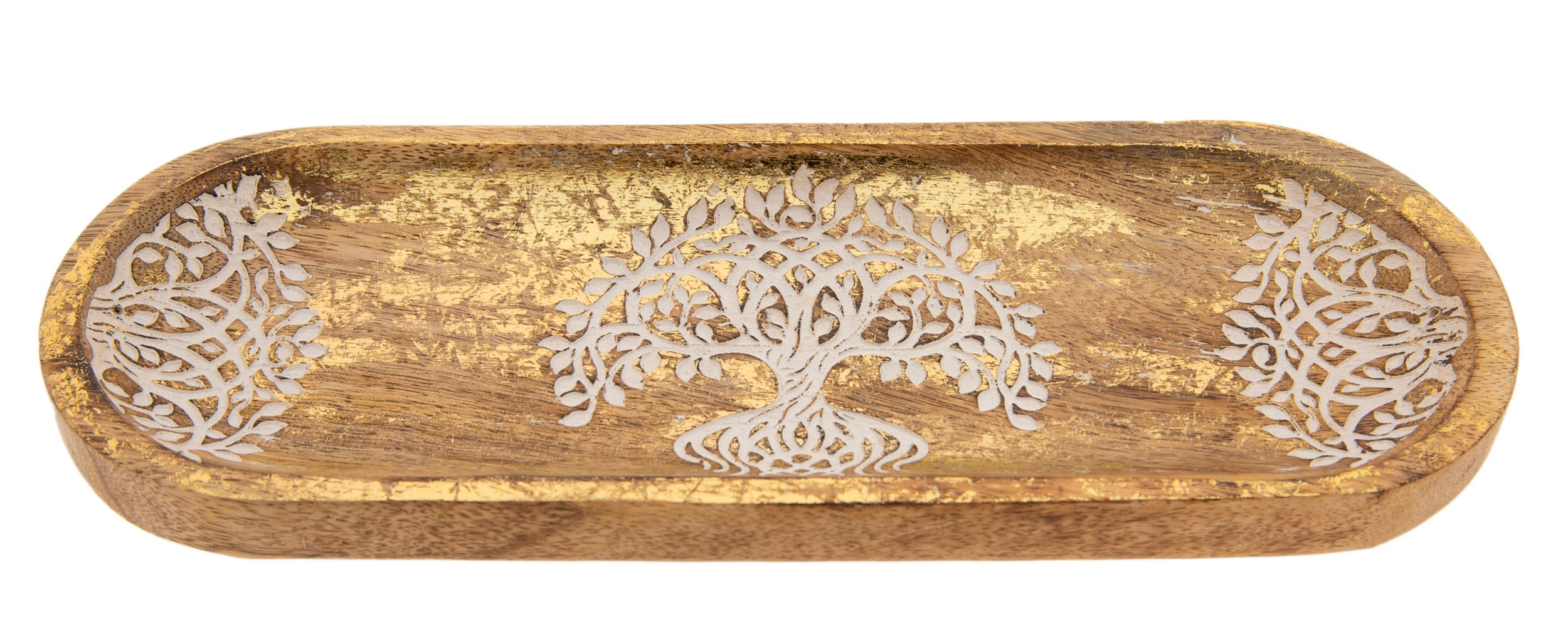 Räucherstäbchenhalter - Yggdrasil - Goldverzierung