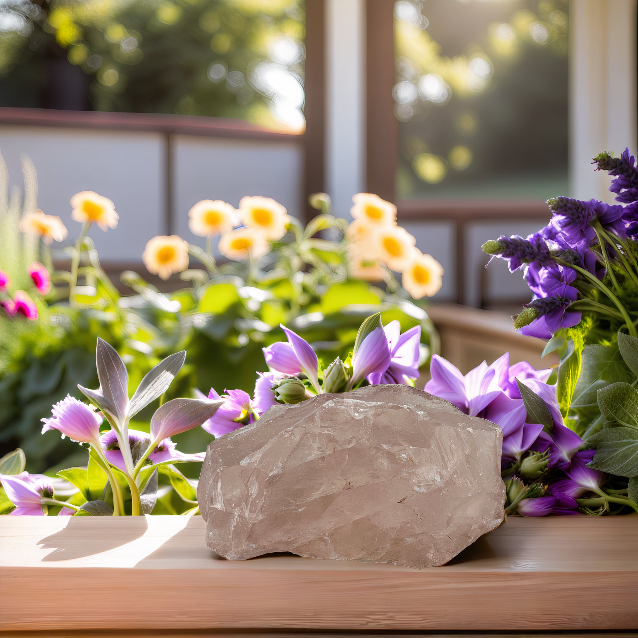 Rosenquarz - Rohsteinbrocken - Liebe und Harmonie - Unikat 20 - ca. 0,5 kg - Maße: 11 x 7 x 6 cm - Sehr Gute Qualität aus Madagaskar