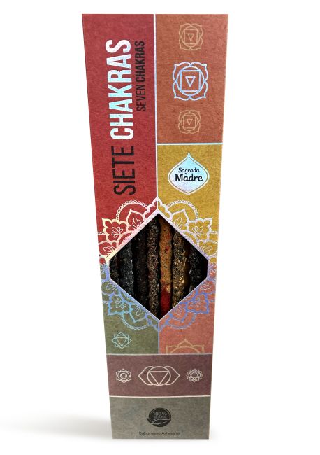 Sagrada Madre - 7 Chakren - Räucherstäbchen ca. 20 g