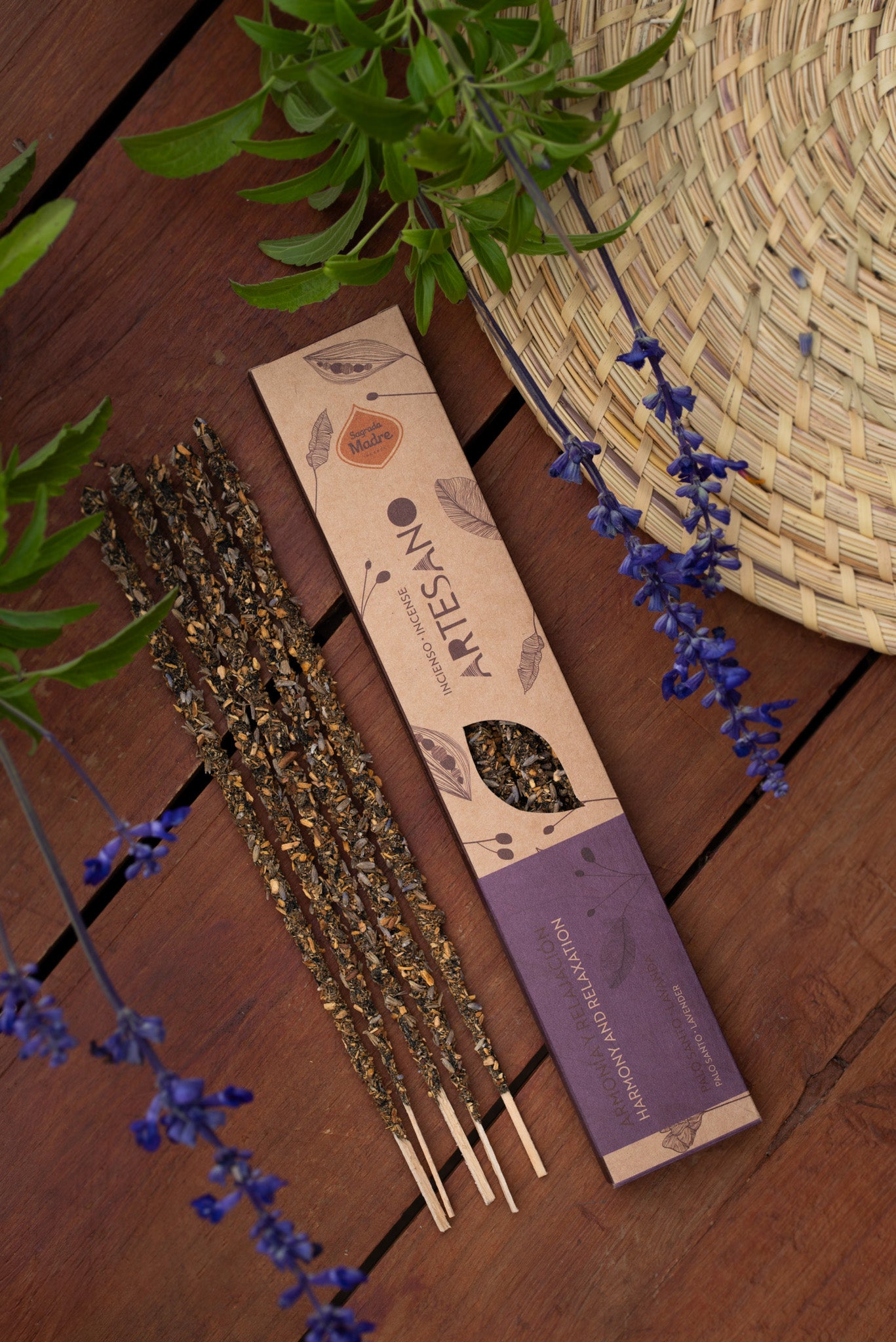 Sagrada Madre - Artesano - Palo Santo & Lavendel - Räucherstäbchen