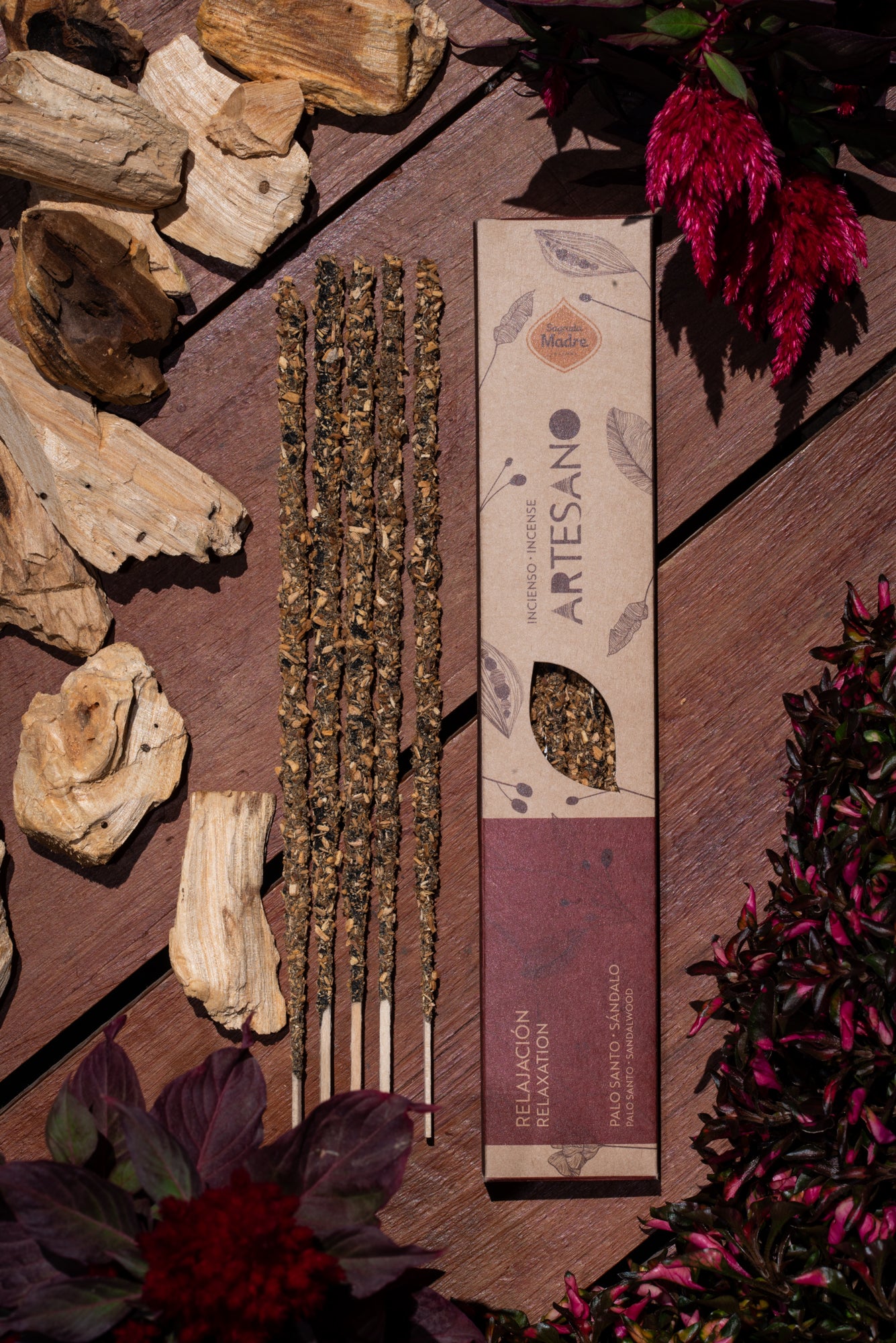 Sagrada Madre - Artesano - Palo Santo & Sandelholz - Räucherstäbchen