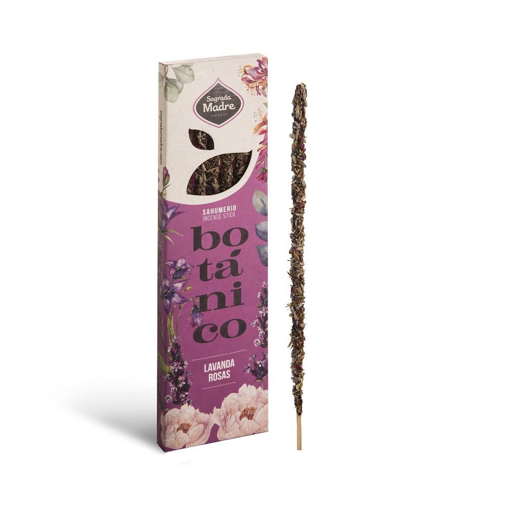 Sagrada Madre - Botanico - Lavendel & Rosen - Räucherstäbchen 20 g