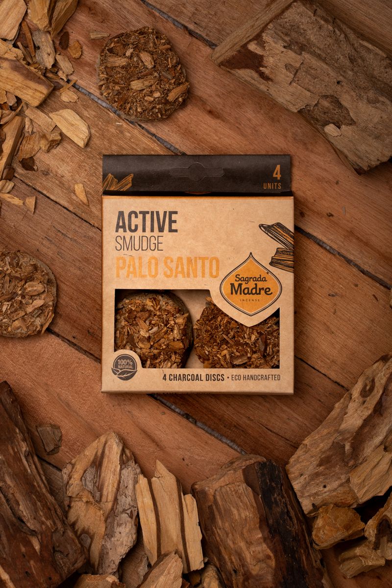 Sagrada Madre - Defumación Activada - Aktiv-Räuchertabletten Palo Santo