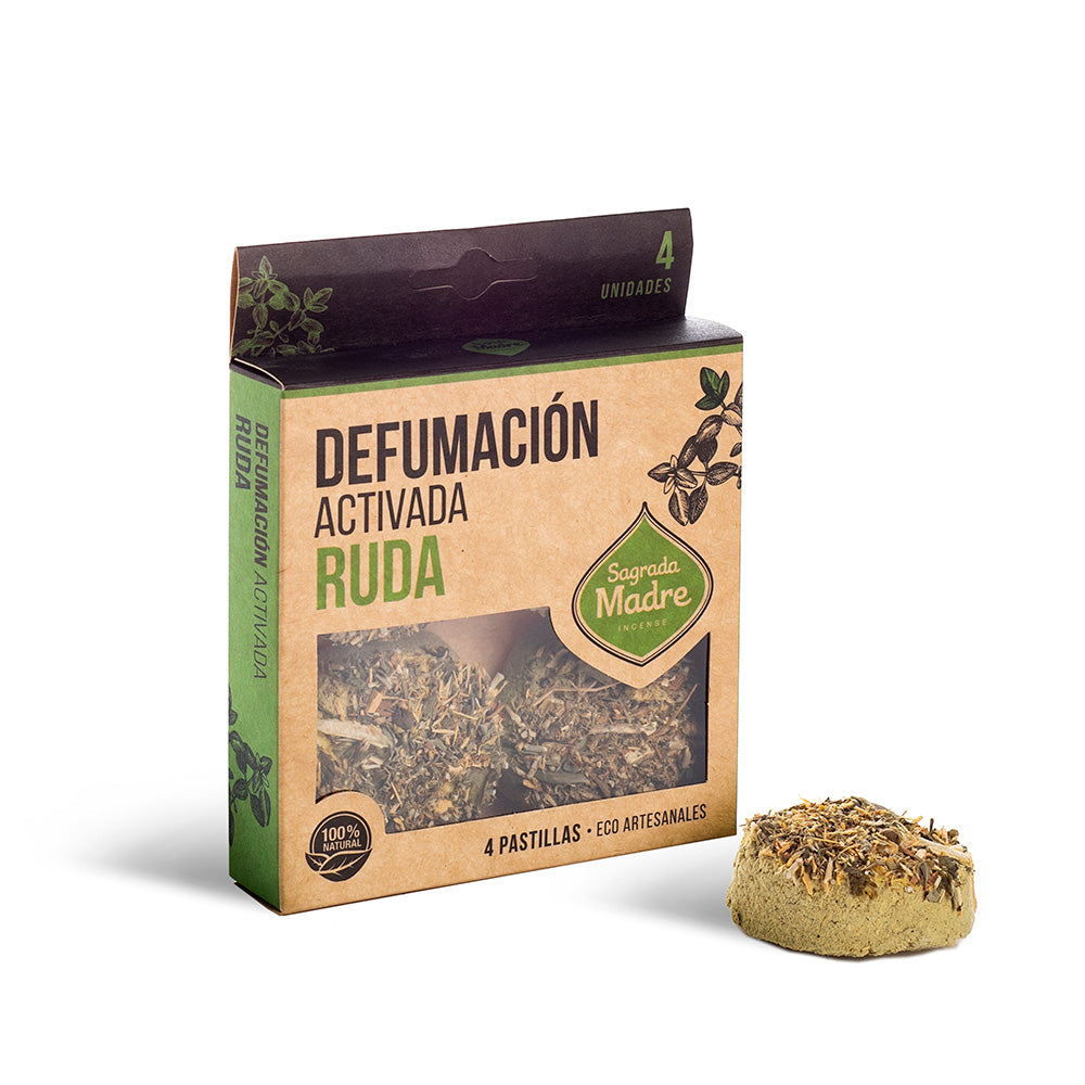 Sagrada Madre - Defumación Activada - Aktiv-Räuchertabletten Ruda (Weinraute)