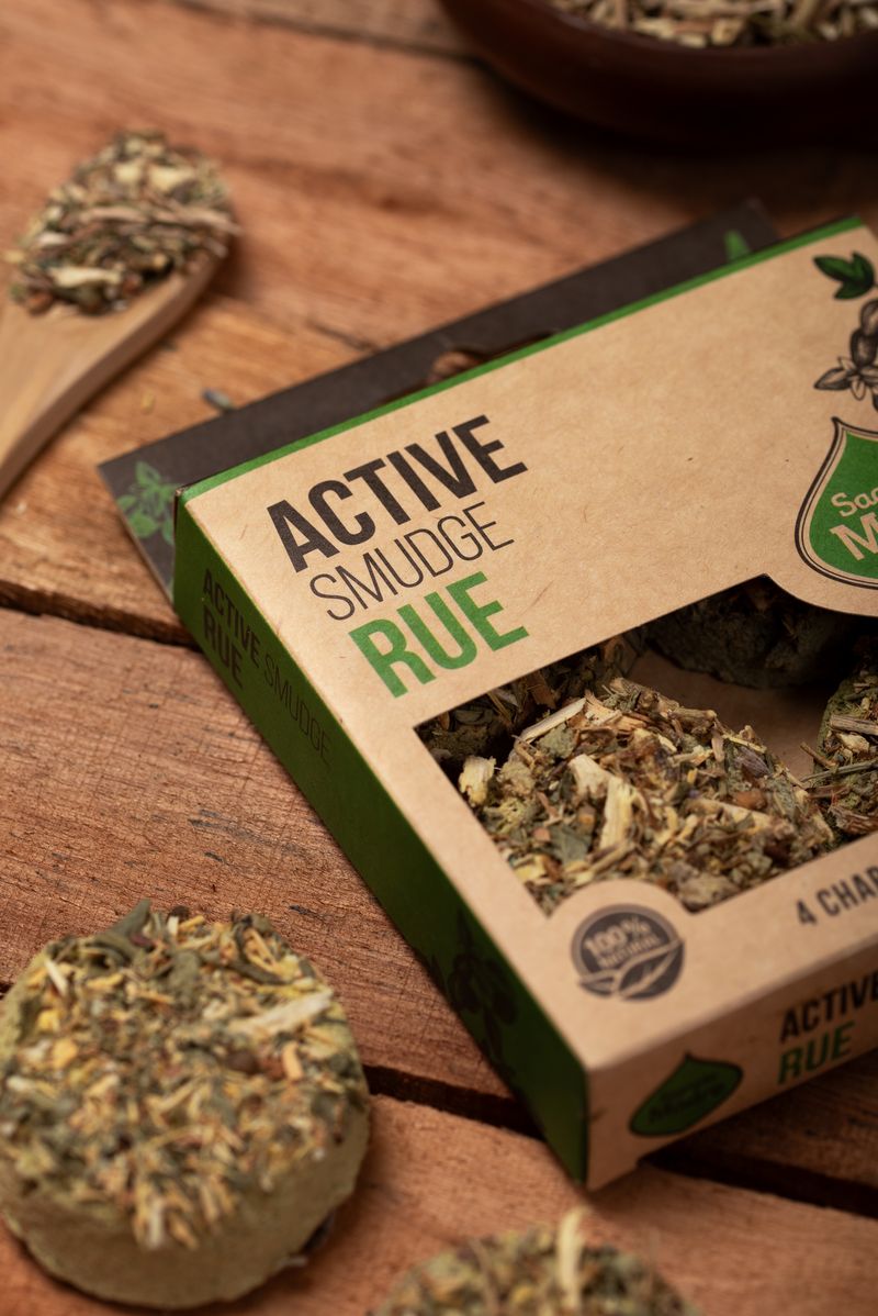 Sagrada Madre - Defumación Activada - Aktiv-Räuchertabletten Ruda (Weinraute)