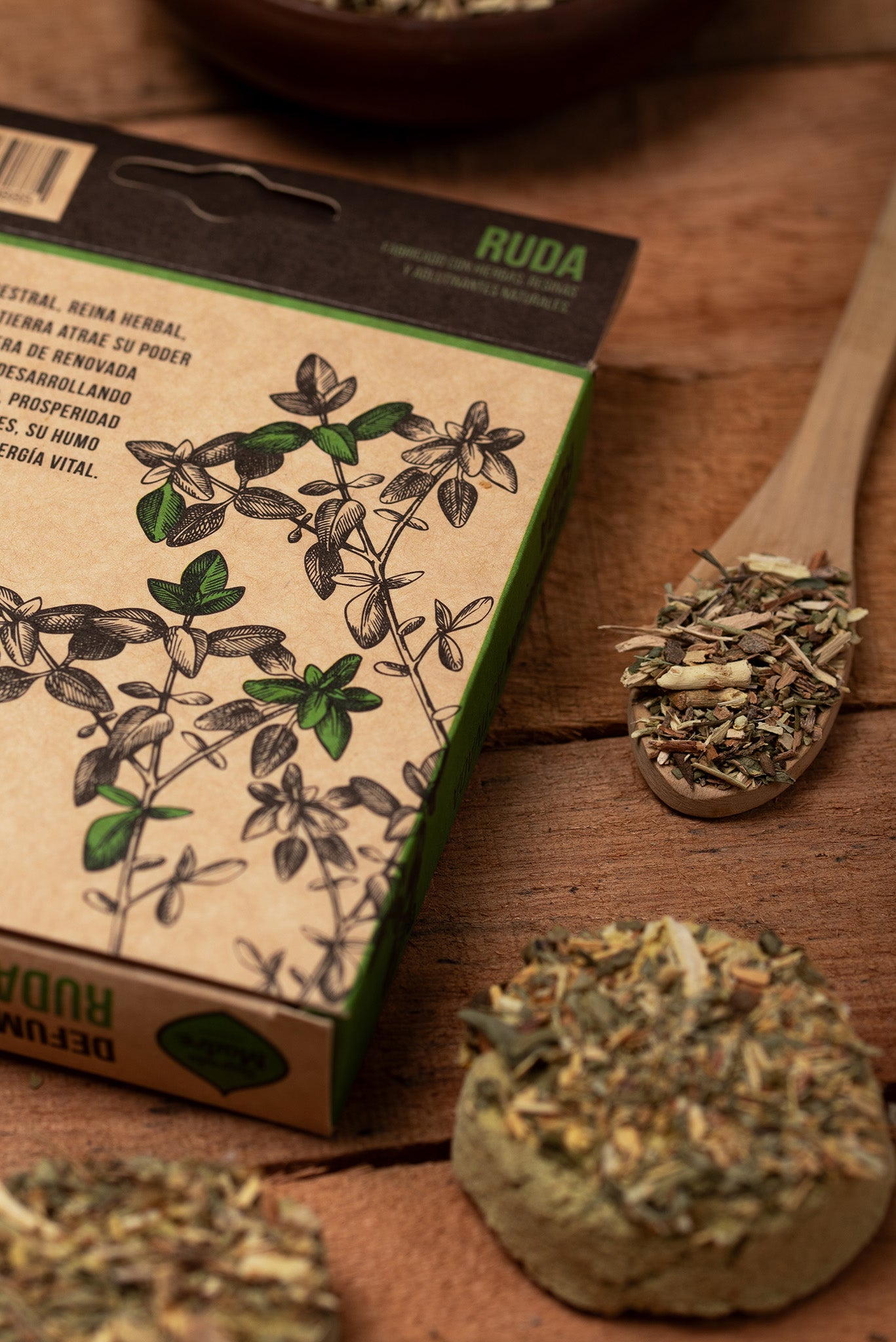 Sagrada Madre - Defumación Activada - Aktiv-Räuchertabletten Ruda (Weinraute)