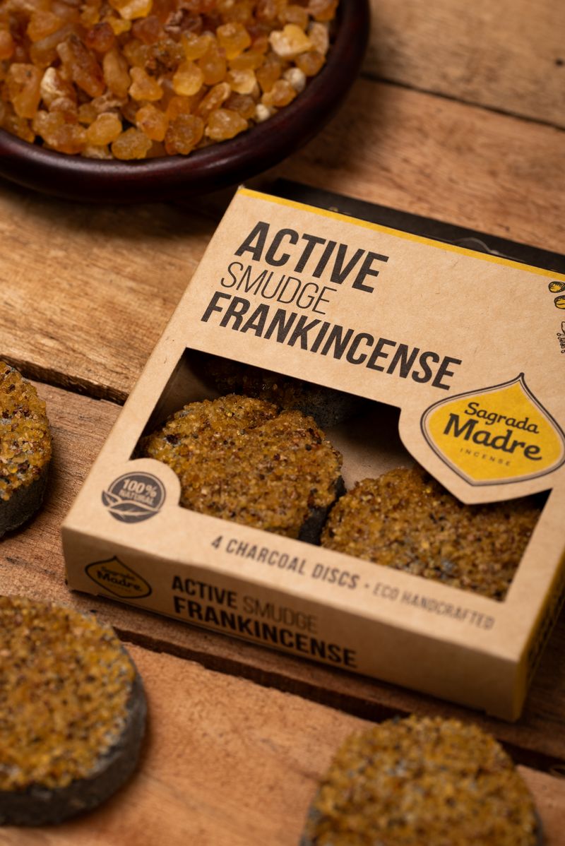 Sagrada Madre - Defumación Activada - Aktiv-Räuchertabletten Weihrauch
