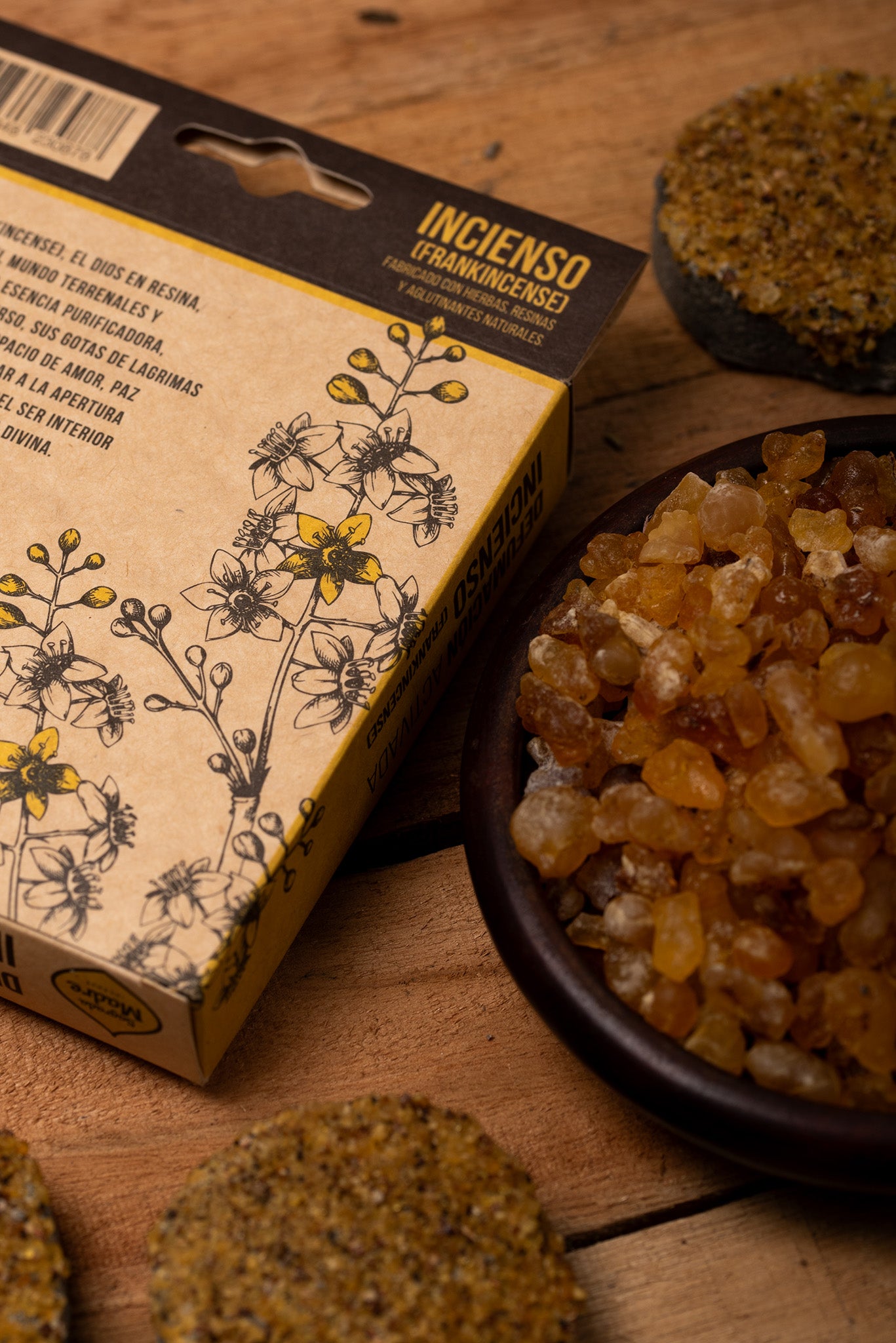 Sagrada Madre - Defumación Activada - Aktiv-Räuchertabletten Weihrauch