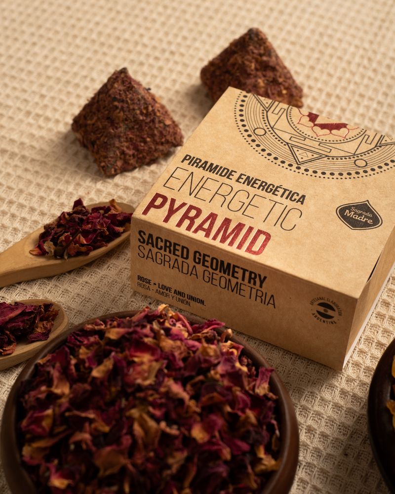 Sagrada Madre - Energética - Räucherpyramiden Rosen