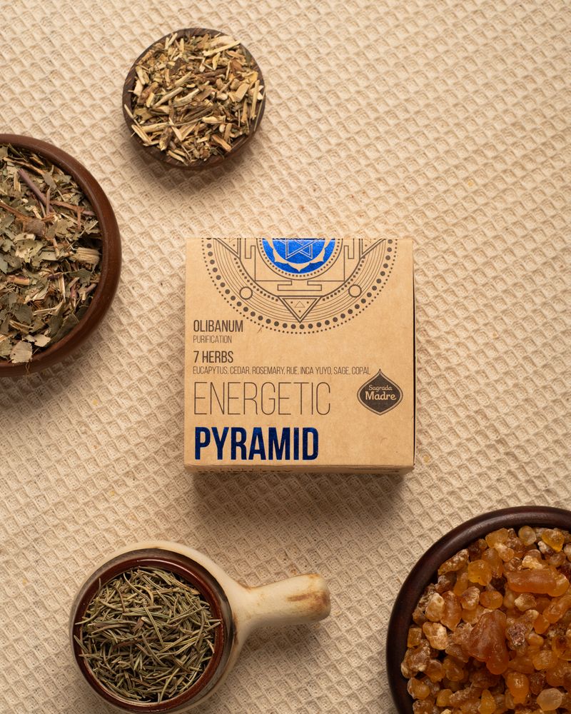 Sagrada Madre - Energética - Räucherpyramiden Weihrauch & 7 Kräuter