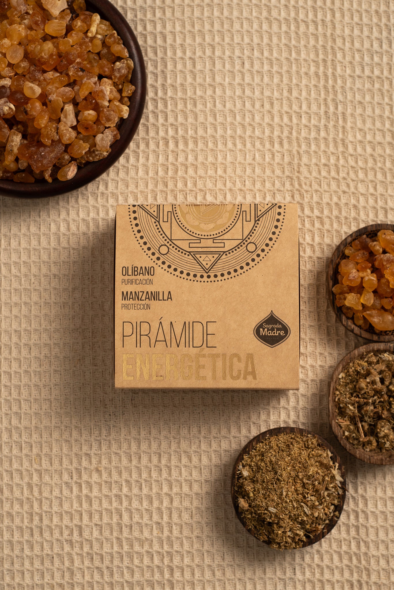 Sagrada Madre - Energética - Räucherpyramiden Weihrauch & Kamille