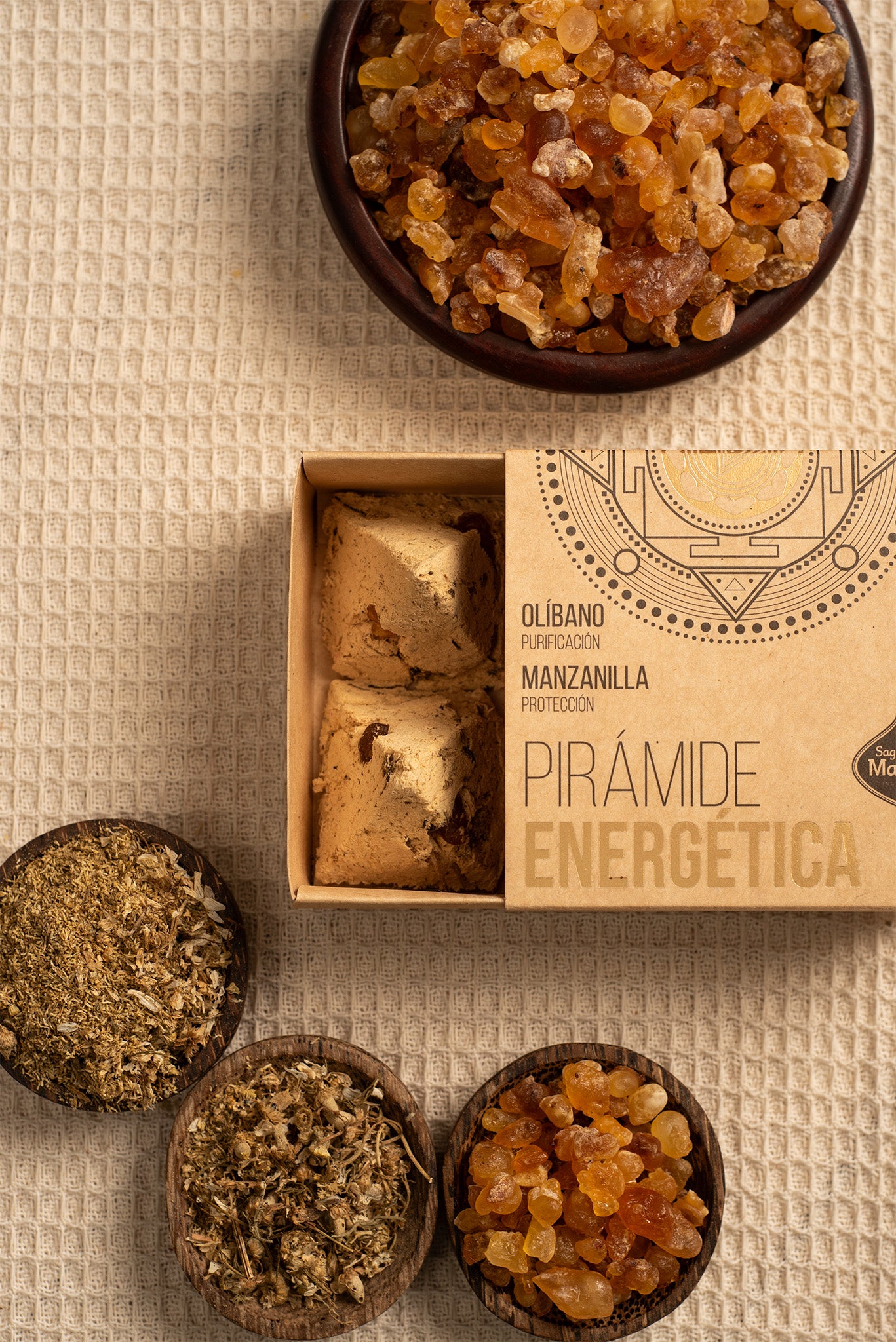 Sagrada Madre - Energética - Räucherpyramiden Weihrauch & Kamille