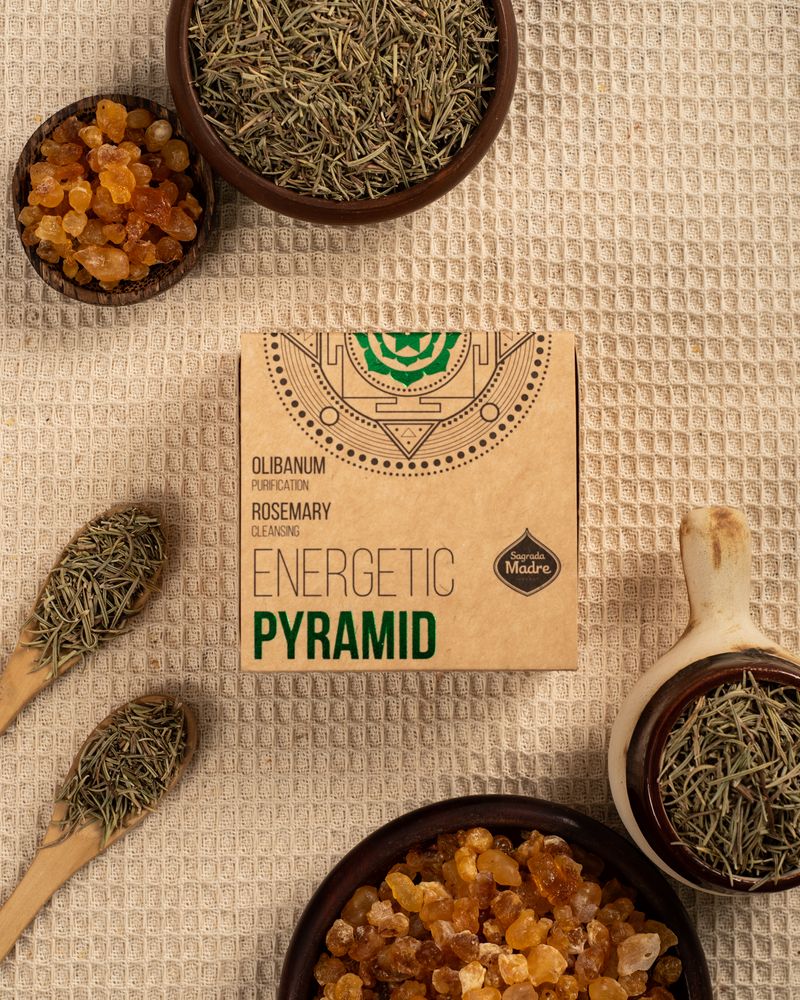 Sagrada Madre - Energética - Räucherpyramiden Weihrauch & Rosmarin