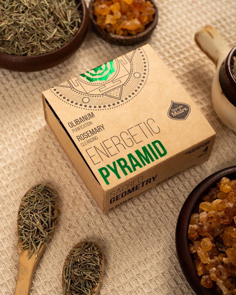 Sagrada Madre - Energética - Räucherpyramiden Weihrauch & Rosmarin
