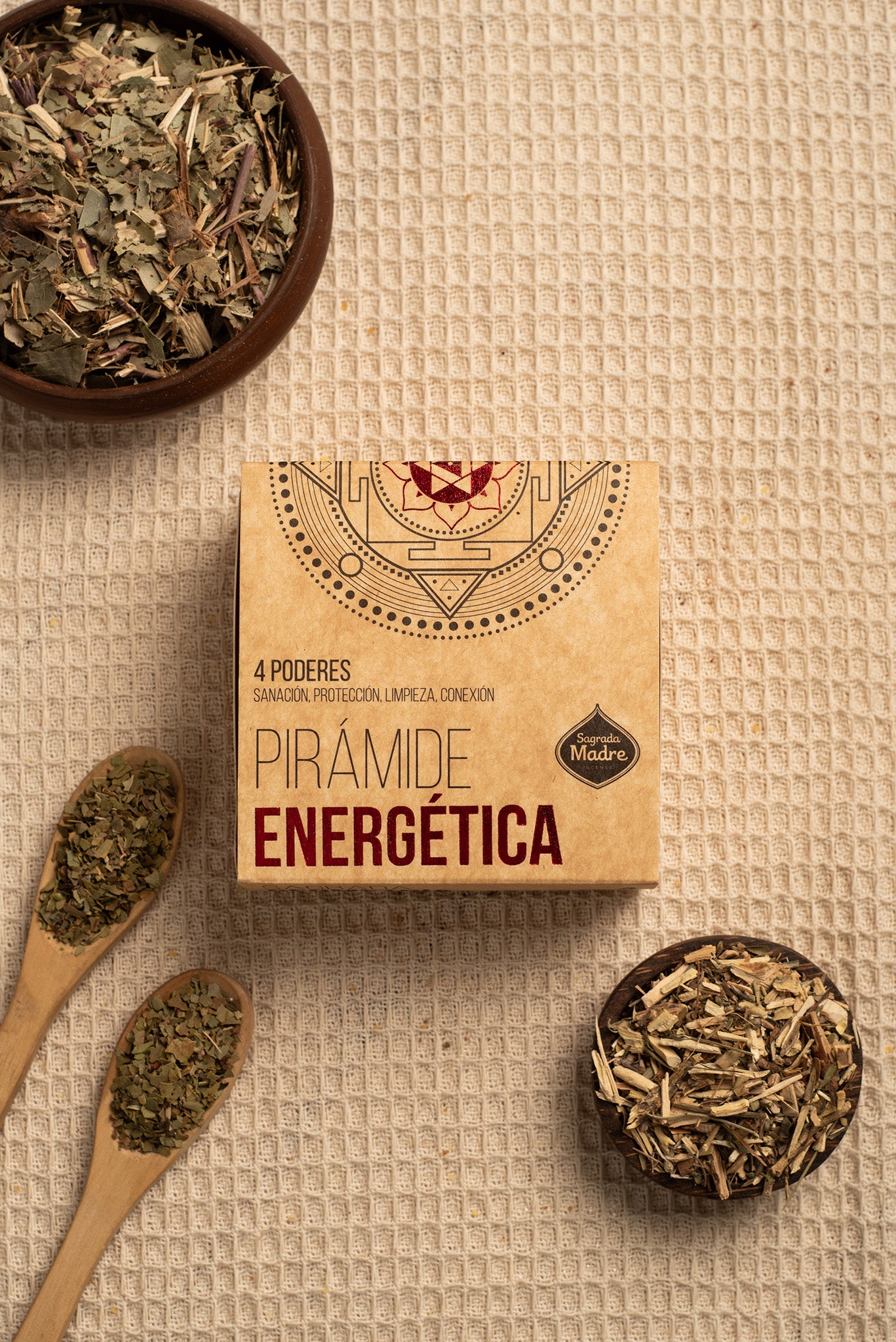 Sagrada Madre - Energética - Räucherpyramiden „4 Kräfte“