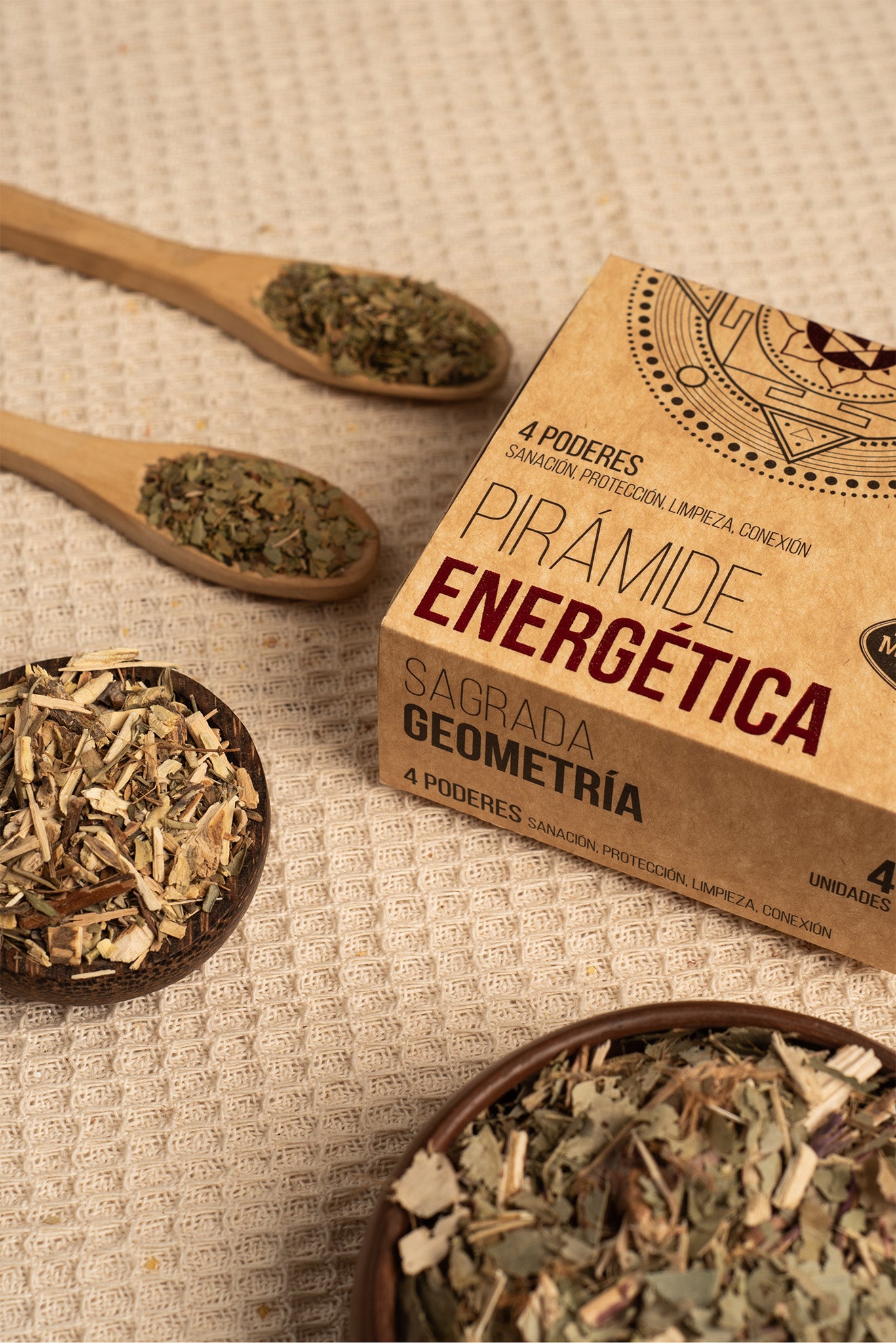 Sagrada Madre - Energética - Räucherpyramiden „4 Kräfte“