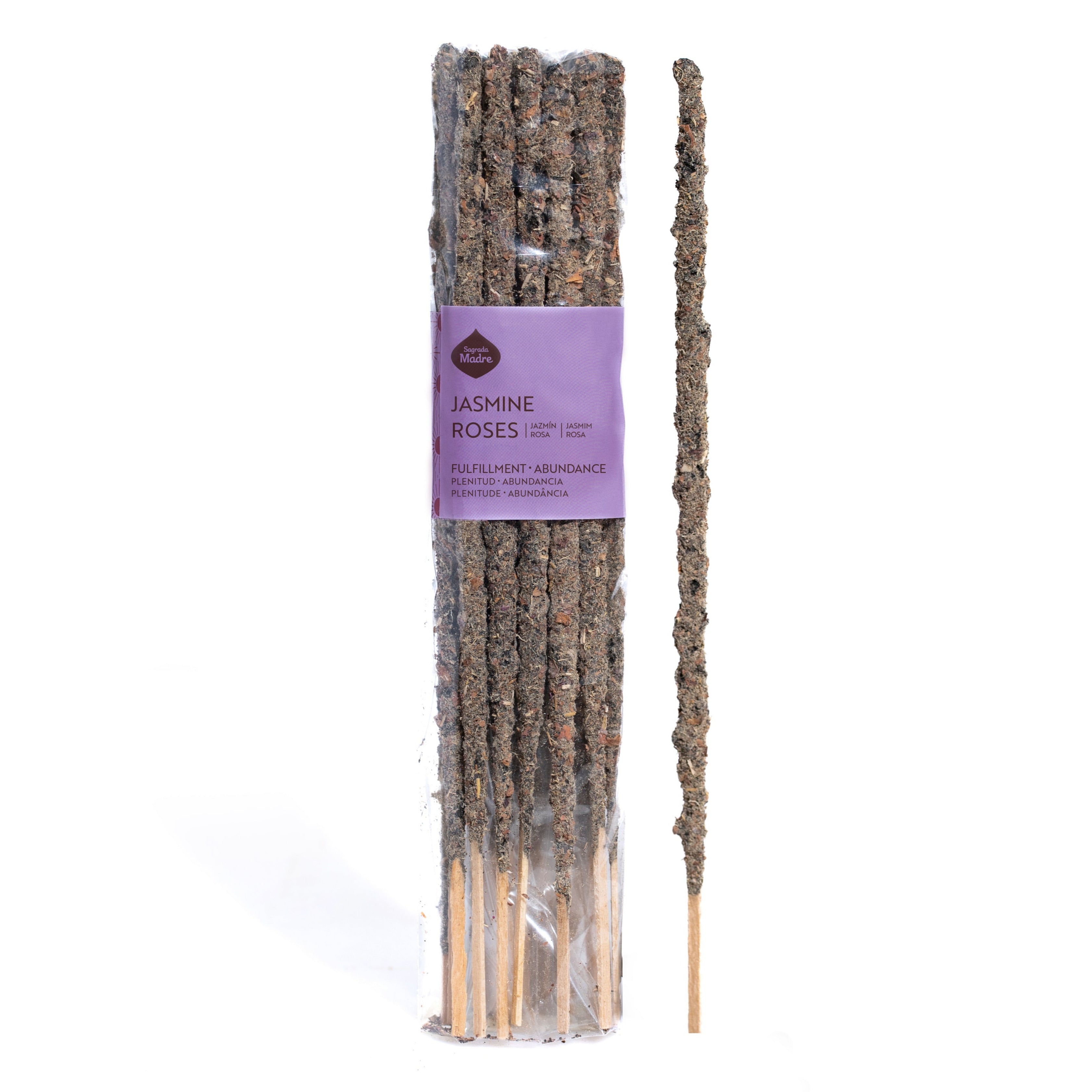 Sagrada Madre - Fülle & Wohlgefühl - Jasmin & Rosen - Räucherstäbchen - 20 Stk.