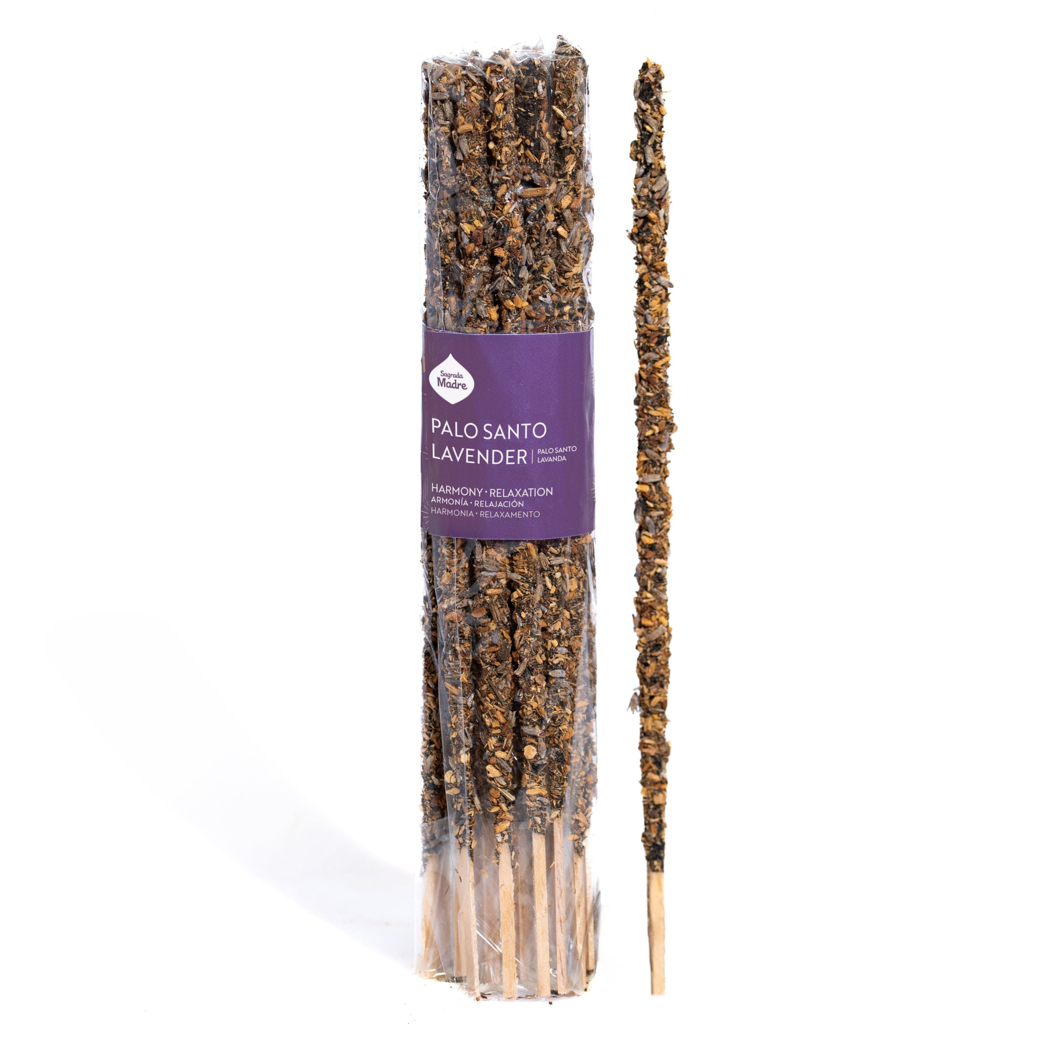 Sagrada Madre - Harmonie & Entspannung - Lavendel & Palo Santo - Räucherstäbchen - 20 Stk.